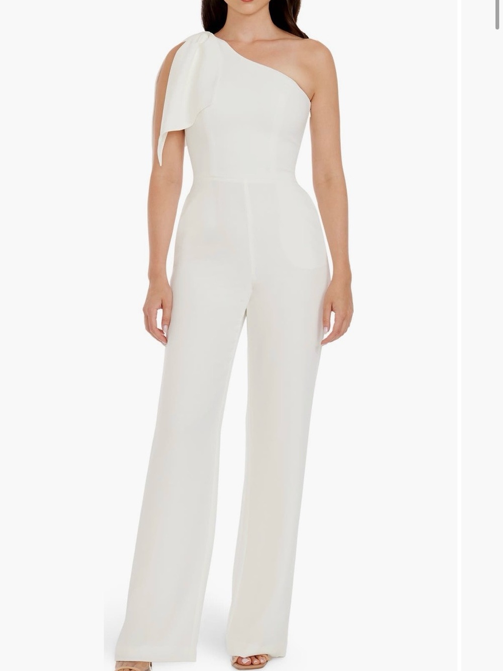 Dress the Population Tiffany One-Shoulder Jumpsuit
